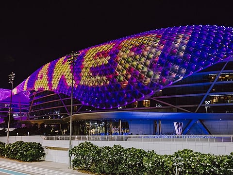 UFC Fight Island in Abu Dhabi paid tributes to Los Angeles Lakers for their record-equalling 17th NBA Championship.