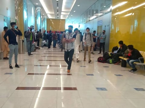 Airline sources said that there were hundreds of passengers of different nationalities, mainly from the labour-sending Asian and African countries, who were denied entry.