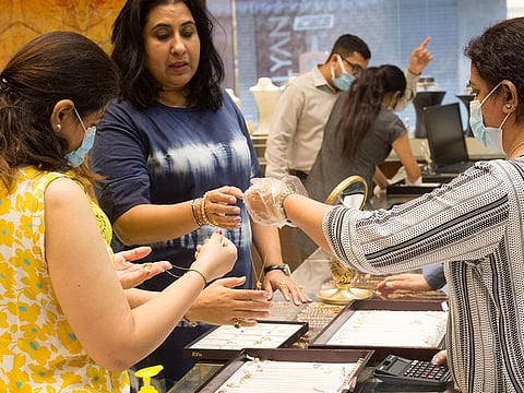 They are back... Shoppers in the UAE have been heading back to jewellery stores in recent days as gold finally drops below $1,900 an ounce levels. While jewellery sales are yet to recover, demand for coins and bars have shot up significantly.
