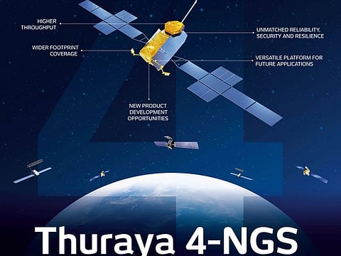The Thuraya 4 satellite is being built by Airbus, and will launch into orbit some time in 2024.