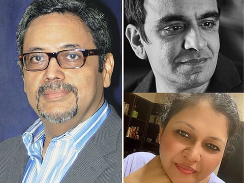 India's top advertising industry executives (clockwise from top: Amit Akali, Nisha Singhani and Kaushik Roy) have come together in defense of an advertisement for Tanishq, Tata’s flagship jewellery brand which ran a campaign on the sentiment of cultural and national integration, but which Hindu nationalists labelled as extolling "love jihad".