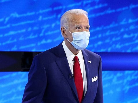 US Democratic presidential candidate Joe Biden