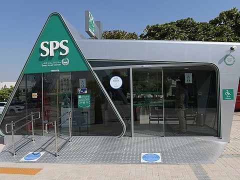 A Smart Police Station in Dubai. Smart Police Stations and smart applications have helped the public register complaints without having to physically visit a police station or meet an official in-person.
