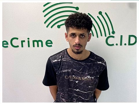 The  youngster published a video clip of himself insulting and threatening policemen.