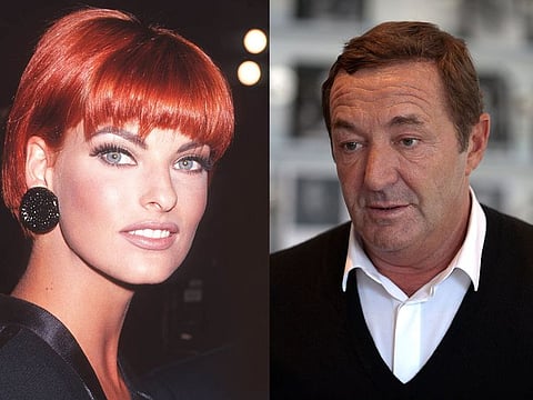 Supermodel Linda Evangelista and ex-husband Gerald Marie.