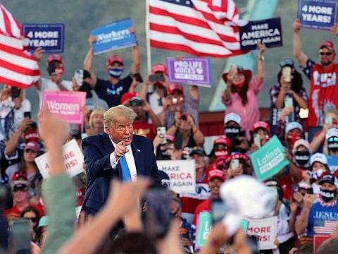 President Donald Trump enjoys solid support among a large number of White Evangelical voters in the US