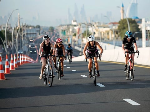 Dubai Women's triathlon is the first event of it's kind to be launched in the Middle East in 2017.