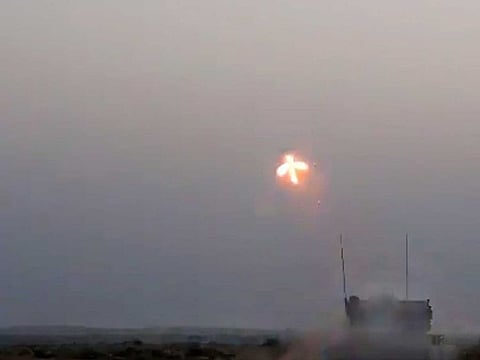 Final user trial of 3rd generation Anti-Tank Guided Missile (ATGM) NAG carried out from Pokhran range, in Jaisalmer district.