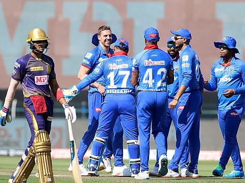 It is quite possible that the net run rate would break the tie after the 56th and last league match on Tuesday, should the teams finish with equal points.