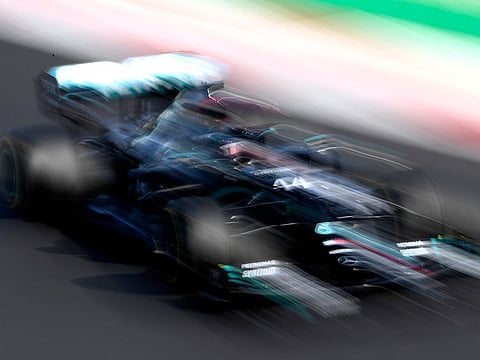 Lewis Hamilton took pole in Portugal