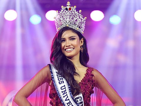 Rabiya Mateo after being crowned Miss Universe Philippines.