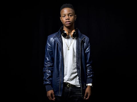 In this July 21, 2015 photo, rapper Silento poses for a portrait in New York.