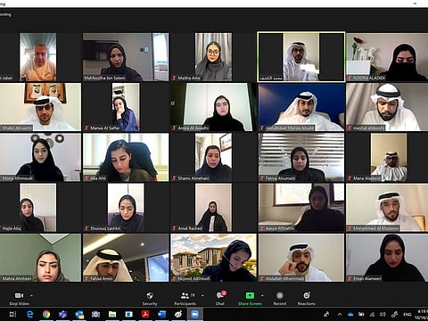 A virtual workshop organised by the Dubai Press Club