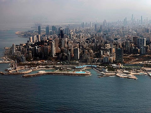 Beirut city skyline