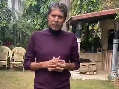 Kapil Dev says he is 'feeling good' in video
