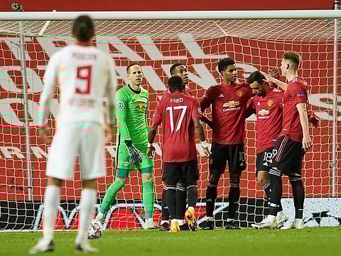 Leipzig were thrashed by Manchester United in the Champions League