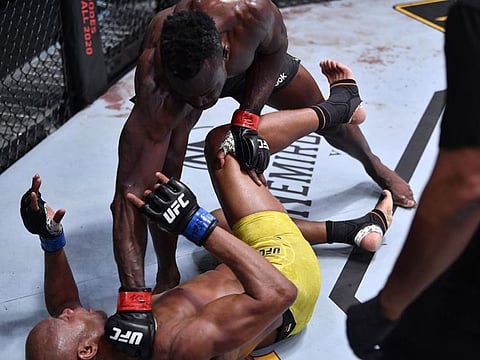 Uriah Hall defeated Anderson Silva in UFC Fight Night