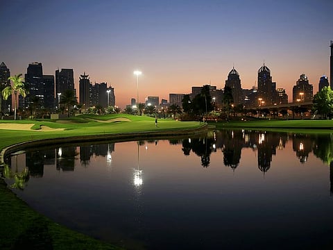 The Nick Faldo course is a sight for the eyes for evening golf.