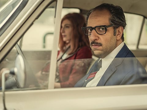 Razane Jammal and Ahmed Amin in 'Paranormal'.