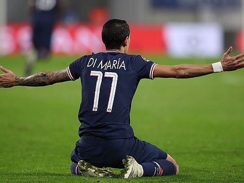 Paris Saint-Germain's Angel Di Maria.
