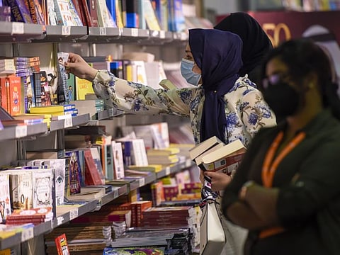 Sharjah International Book Fair opened to the public with all necessary precationary measures against COVID-19.