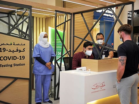 The PCR testing stations, which are located in Mall of the Emirates, City Centre Mirdif and City Centre Deira, are now available on walk-in basis from Sunday to Wednesday from 10am to 5pm and from Thursday to Saturday from 10am to 7pm.