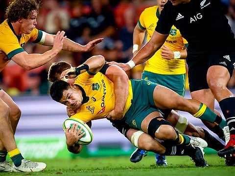 Australia defeated New Zealand 24-22 in Brisbane