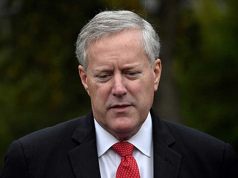 File picture: White House Chief of Staff Mark Meadows