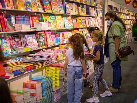 Book lovers at the Sharjah International Book Fair.