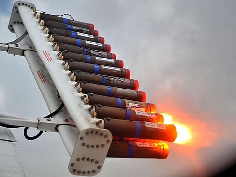 File photo of flares used in cloud seeding flights over the UAE. Image used for illustrative purpose only.
