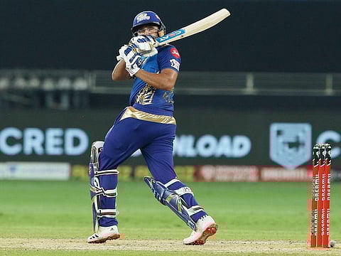 Rohit Sharma has landed in Abu Dhabi to join his Mumbai Indians teammates