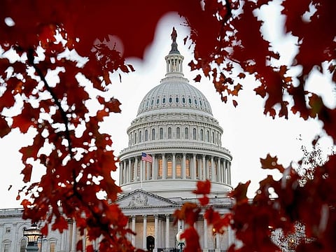 A general view of the US Capitol in Washington, US, November 10, 2020.