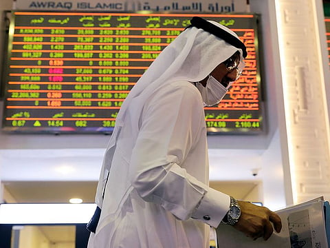 Dubai stock market snapped five days of gains, led lower by the blue-chip banking and property shares, while its Abu Dhabi peers showed a muted performance.