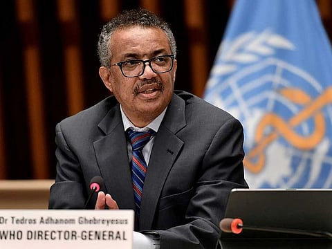 WHO chief Tedros Adhanom Ghebreyesus