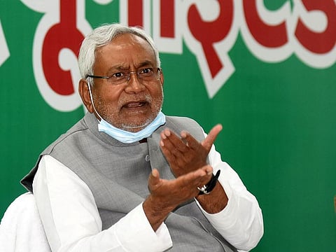 Bihar Chief Minister Nitish Kumar.