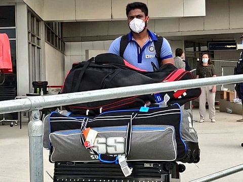 After arriving in Australia following the IPL in the UAE, the BCCI tweeted: 'Dubai to Sydney - Hello Australia! #TeamIndia is here!'