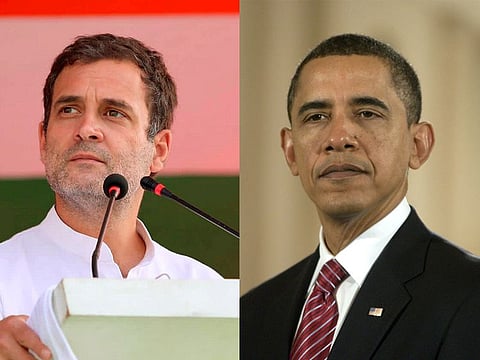 Former US President Barack Obama has written about former Indian Prime Minister Manmohan Singh and Congress leader Rahul Gandhi (above) in his new book 'A Promised Land.'