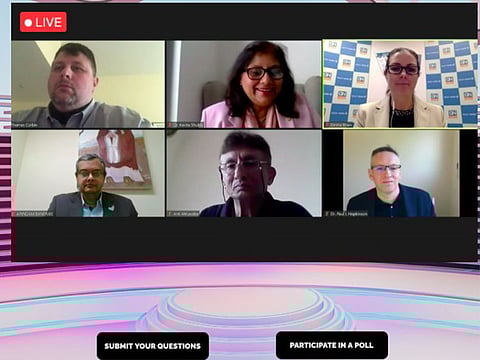 Speakers at the virtual forum on upskilling.