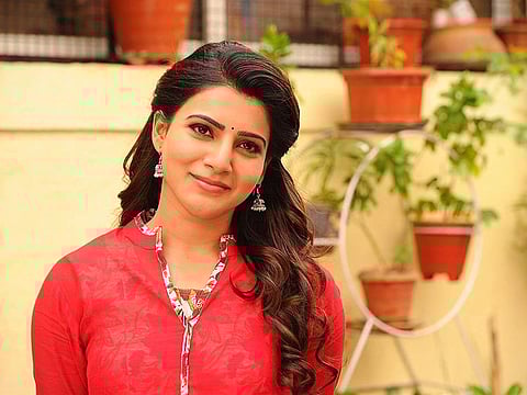 Indian actress Samantha Akkineni.