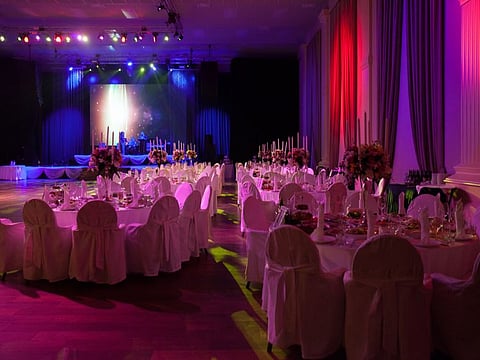 A wedding hall in Sharjah. Picture for illustrative purposes only.