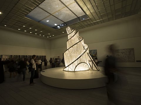 An exhibit at Louvre Abu Dhabi.