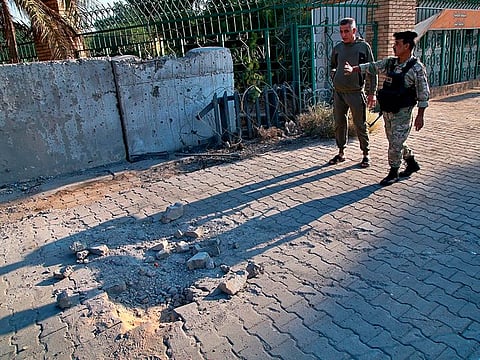 Another three rockets also hit other parts of Baghdad, killing one girl and wounding five civilians.