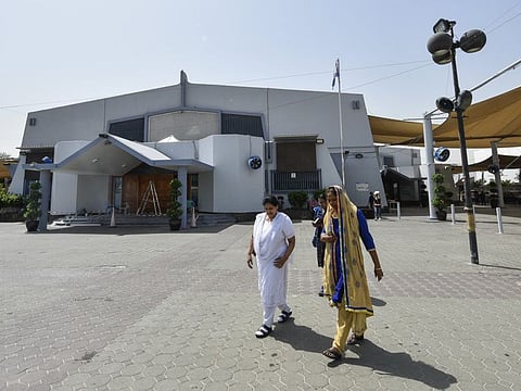 A view of St Mary’s Catholic Church, Dubai. The parish also offered support to a camp of 280 distressed workers with hot dinners and dry rations.