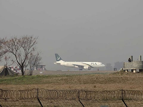 A Pakistan International Airlines (PIA) passenger plane prepares to take off from the Benazir International airport in Islamabad, Pakistan, February 9, 2016.