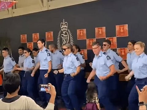 Video: New Zealand cops dance to Bollywood song