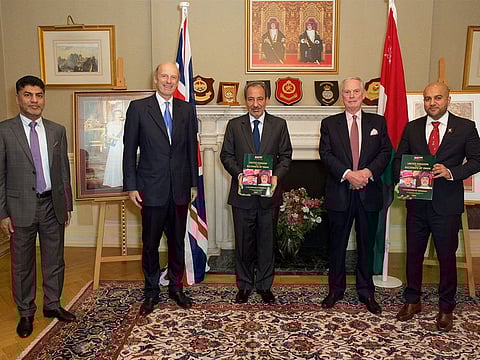 Oman’s ambassador to the UK along with other dignitaries were present when the exhibition was announced open.
