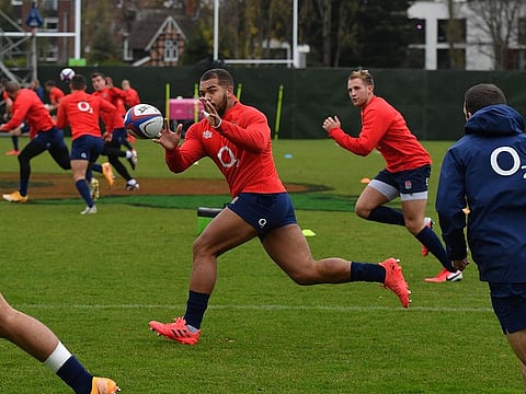 England train ahead of the Ireland Test