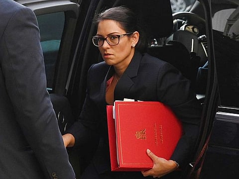 Britain's Home Secretary Priti Patel.
