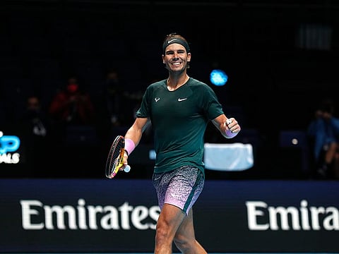 Rafael Nadal defeated Stefanos Tsitsipas to reach the ATP semi-finals