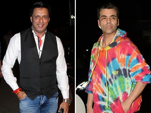 Madhur Bhandarkar and Karan Johar